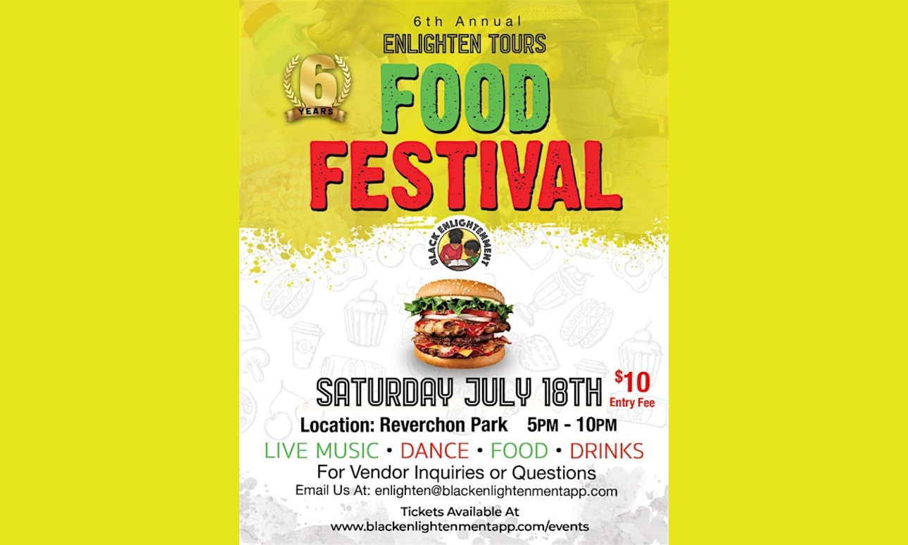 6th Annual Enlighten Tours Food Festival
