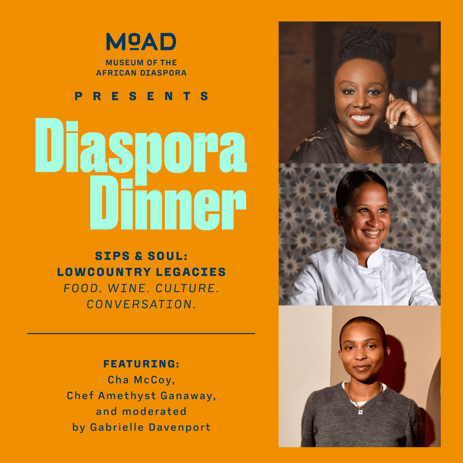DIASPORA DINNER: SIPS & SOUL