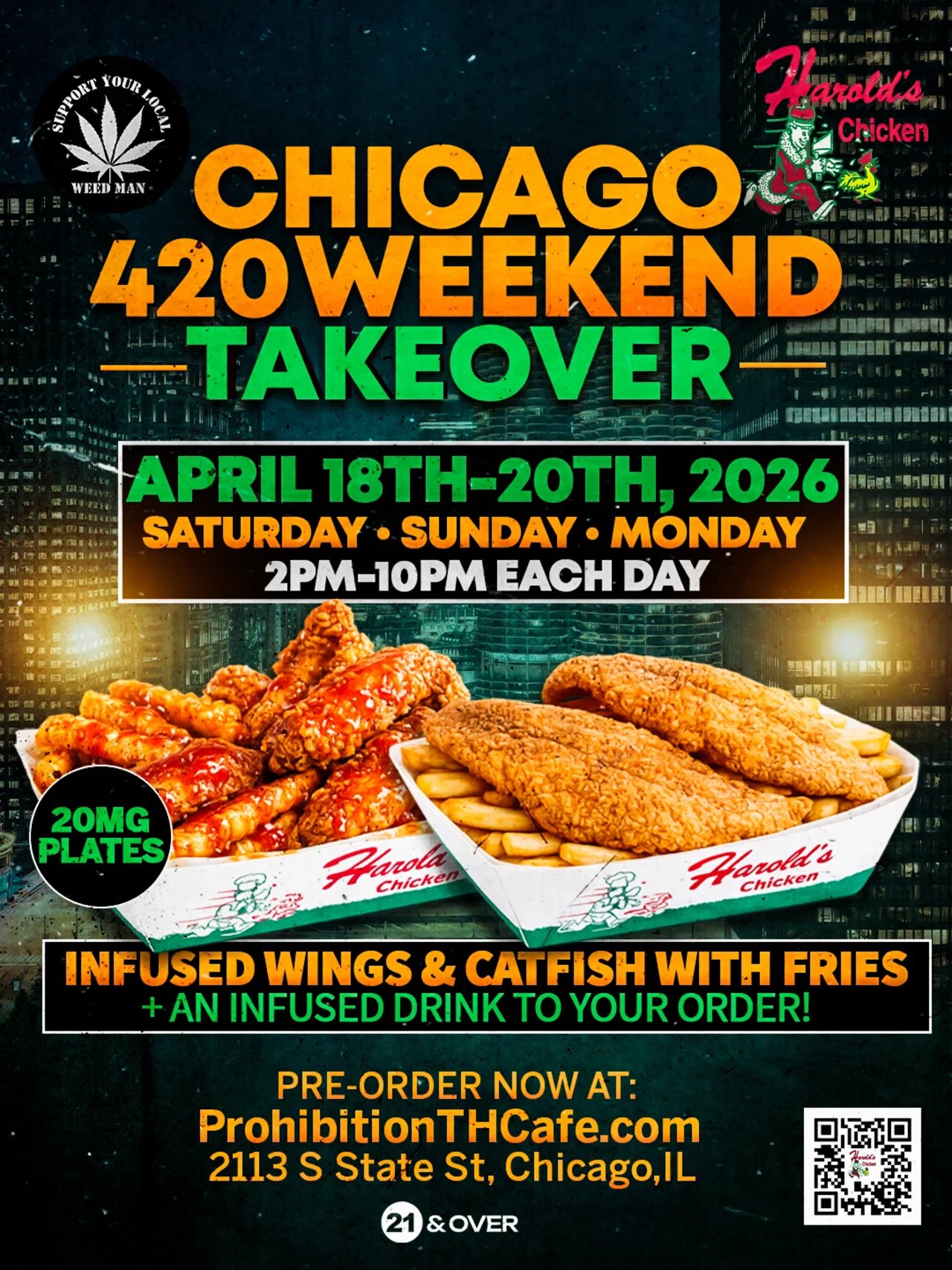 Harold's Pop-Up Weekend | Chicago 420 Weekend Takeover